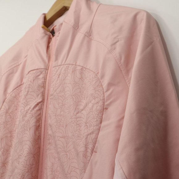 Lululemon Wet .Dry .Warm Jacket Pink size 7 - Picture 8 of 14